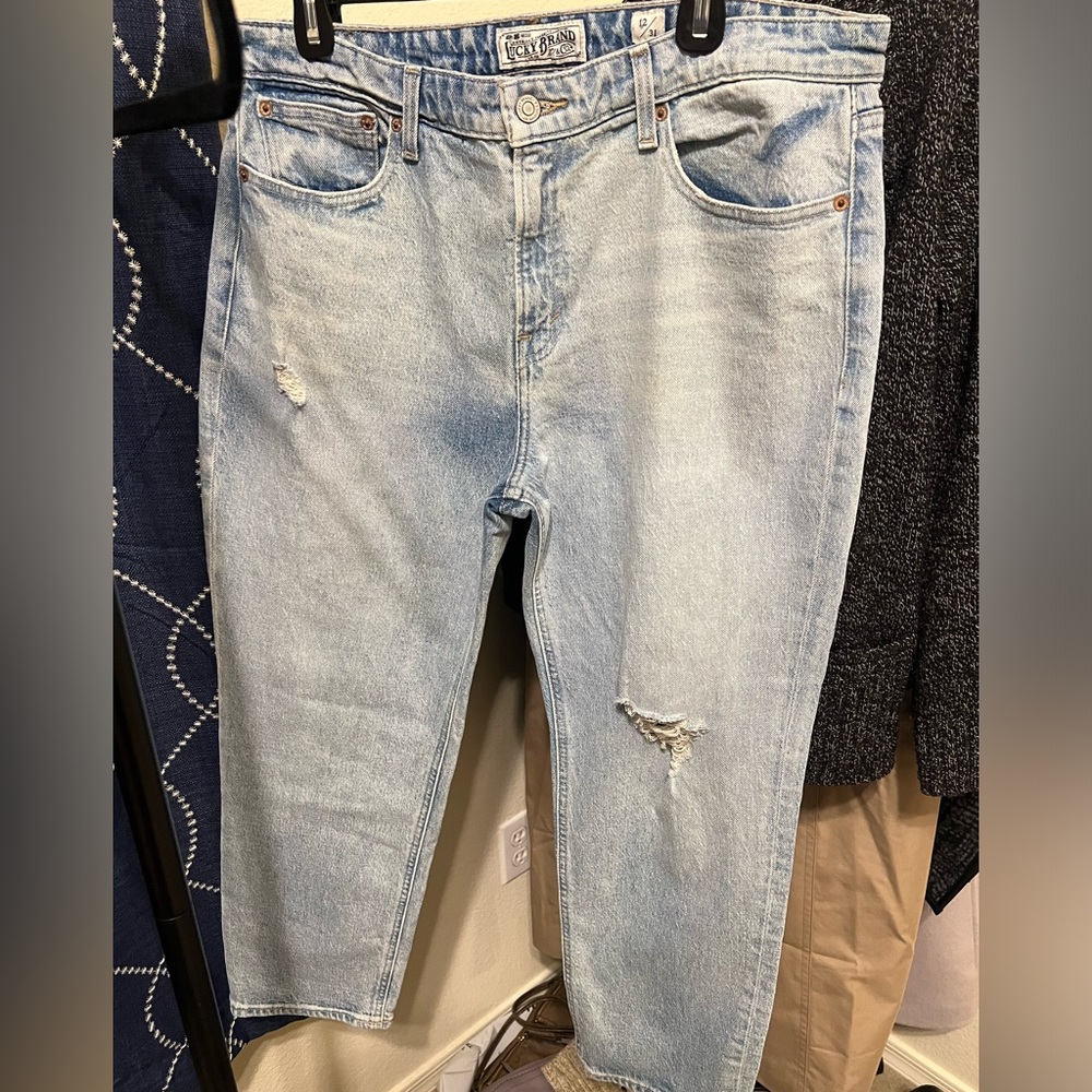 Lucky mid-rise Sienna slim petite boyfriend jeans